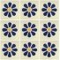 Mexican Talavera Tile Daisy 4